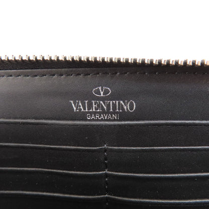 VALENTINO GARAVANI ヴァレンチノガラバーニ ロゴ 長財布（小銭入れあり） レザー レディース 中古