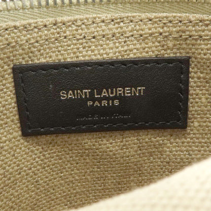 SAINT LAURENT サンローラン ユニバーシティ フラット 2WAY ショルダーバッグ キャンバス レディース 中古