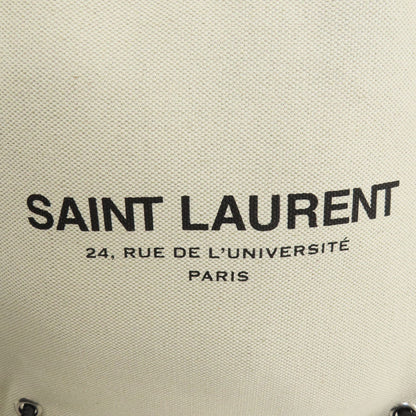 SAINT LAURENT サンローラン ユニバーシティ フラット 2WAY ショルダーバッグ キャンバス レディース 中古