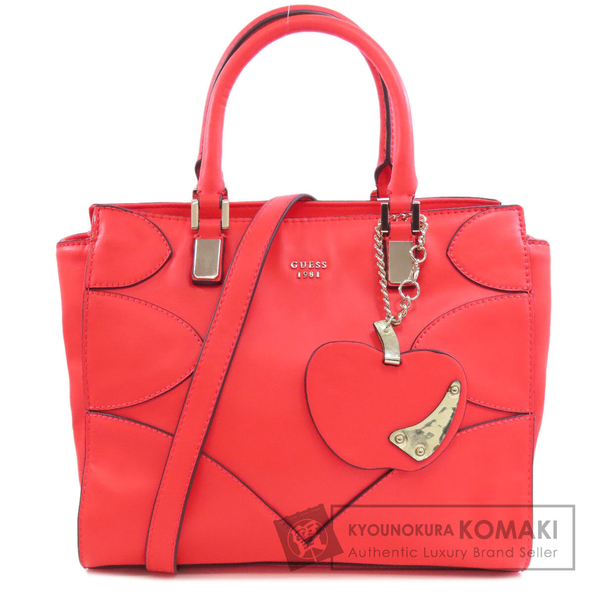 Guess ゲス 2WAY ハンドバッグ レザー レディース 中古