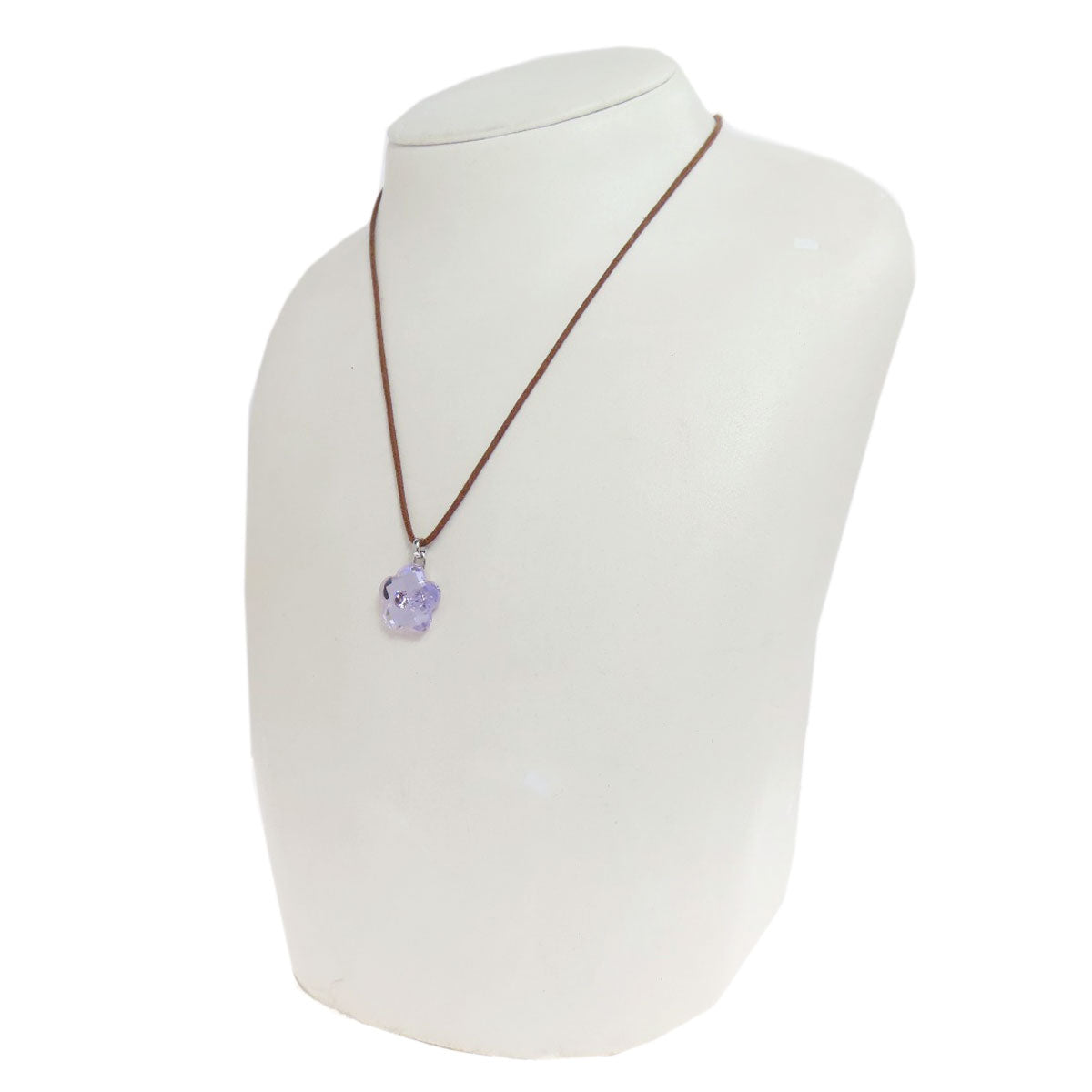 SWAROVSKI スワロフスキー フラワー ネックレス クリスタル レディース 中古