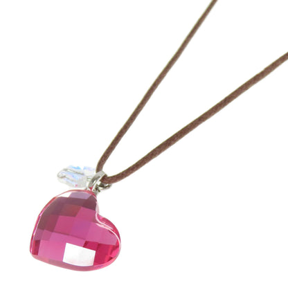 SWAROVSKI スワロフスキー ハート ネックレス クリスタル レディース 中古