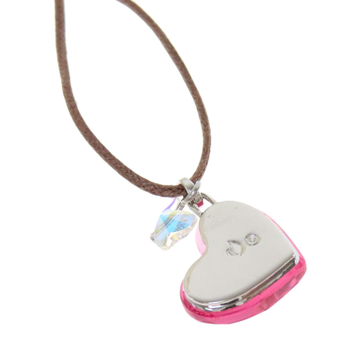 SWAROVSKI スワロフスキー ハート ネックレス クリスタル レディース 中古
