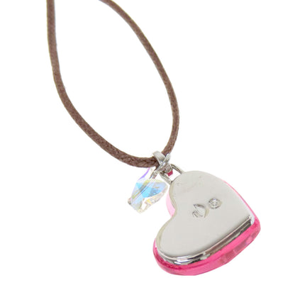 SWAROVSKI スワロフスキー ハート ネックレス クリスタル レディース 中古