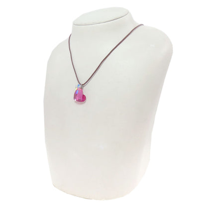 SWAROVSKI スワロフスキー ハート ネックレス クリスタル レディース 中古