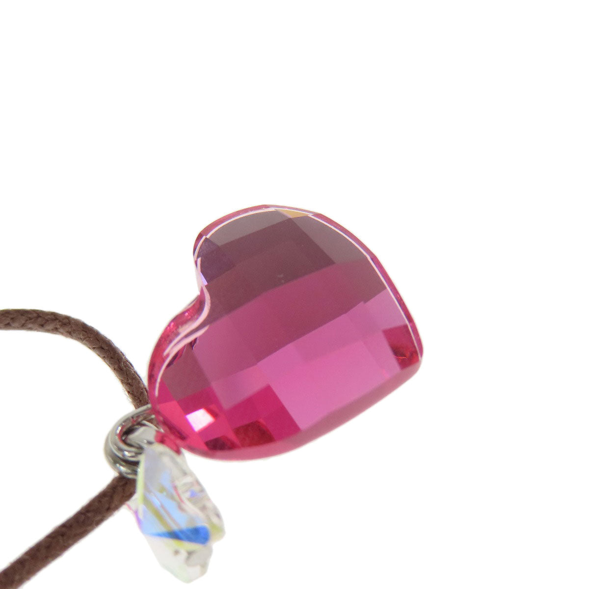SWAROVSKI スワロフスキー ハート ネックレス クリスタル レディース 中古
