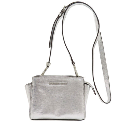Michael Kors マイケルコース ロゴ ショルダーバッグ レザー レディース 中古