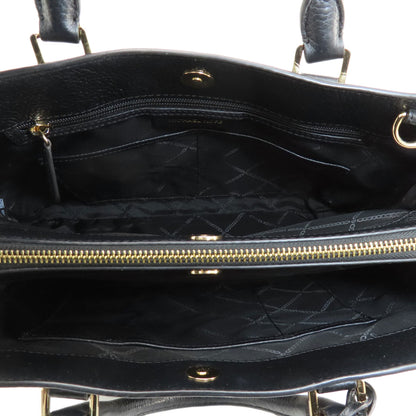Michael Kors マイケルコース ロゴ金具 2WAY トートバッグ レザー レディース 中古