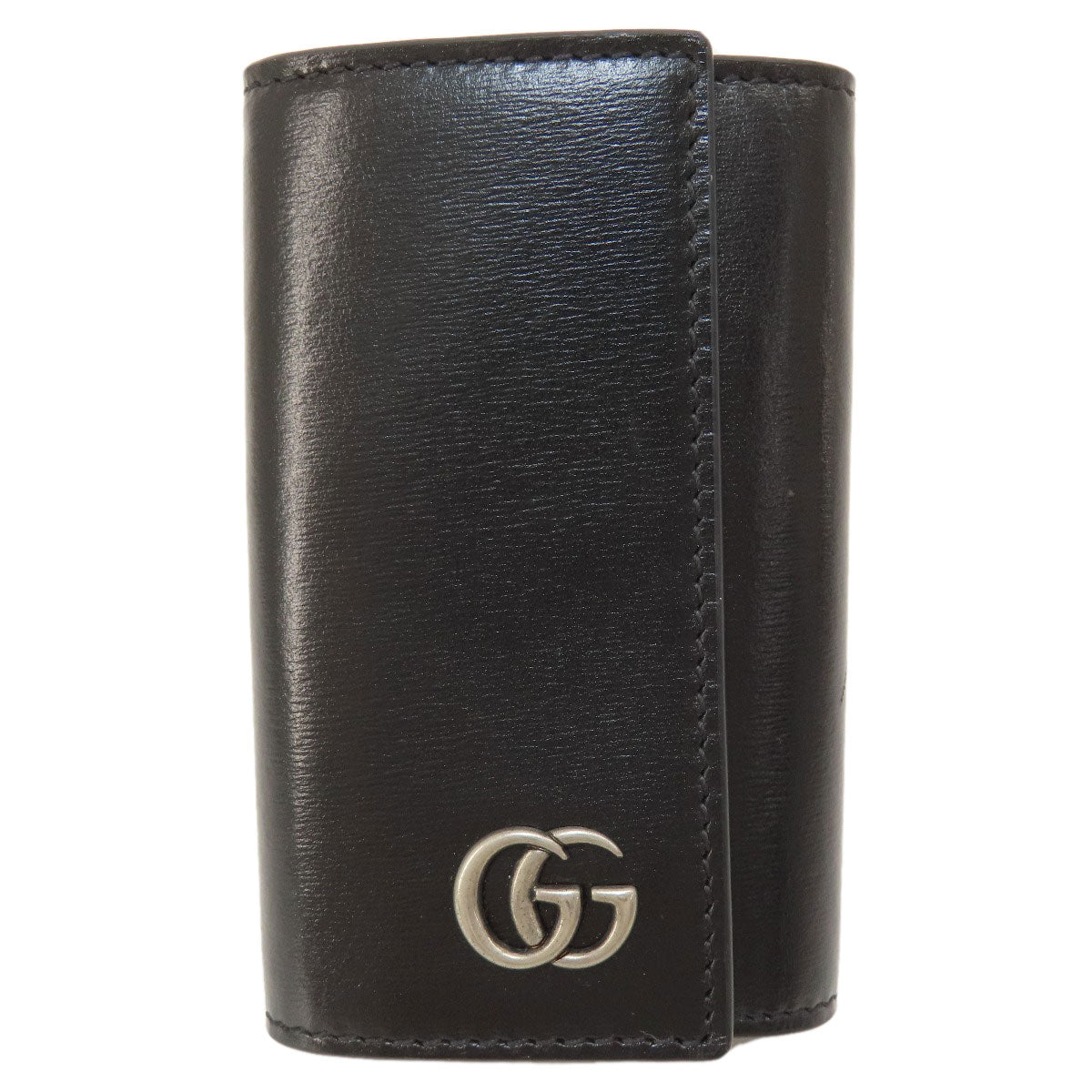 GUCCI グッチ 435305 ロゴ キーケース レザー レディース 中古
