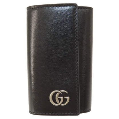 GUCCI グッチ 435305 ロゴ キーケース レザー レディース 中古