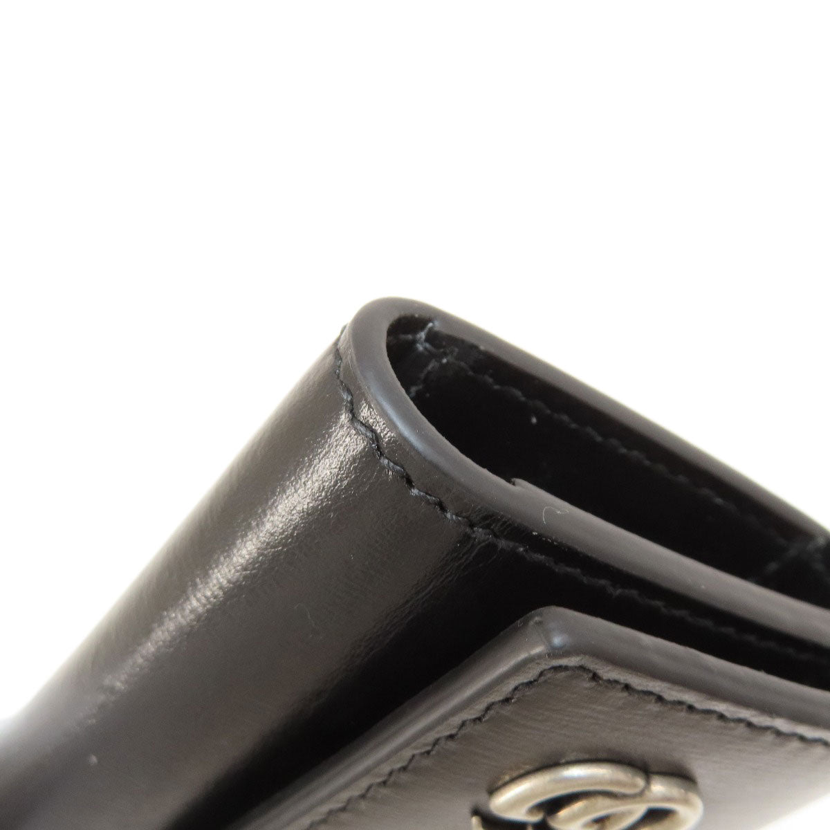GUCCI グッチ 435305 ロゴ キーケース レザー レディース 中古