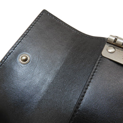 GUCCI グッチ 435305 ロゴ キーケース レザー レディース 中古