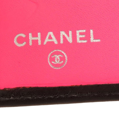 CHANEL シャネル カンボンライン シルバー金具 二つ折り財布（小銭入れあり） カーフ レディース 中古