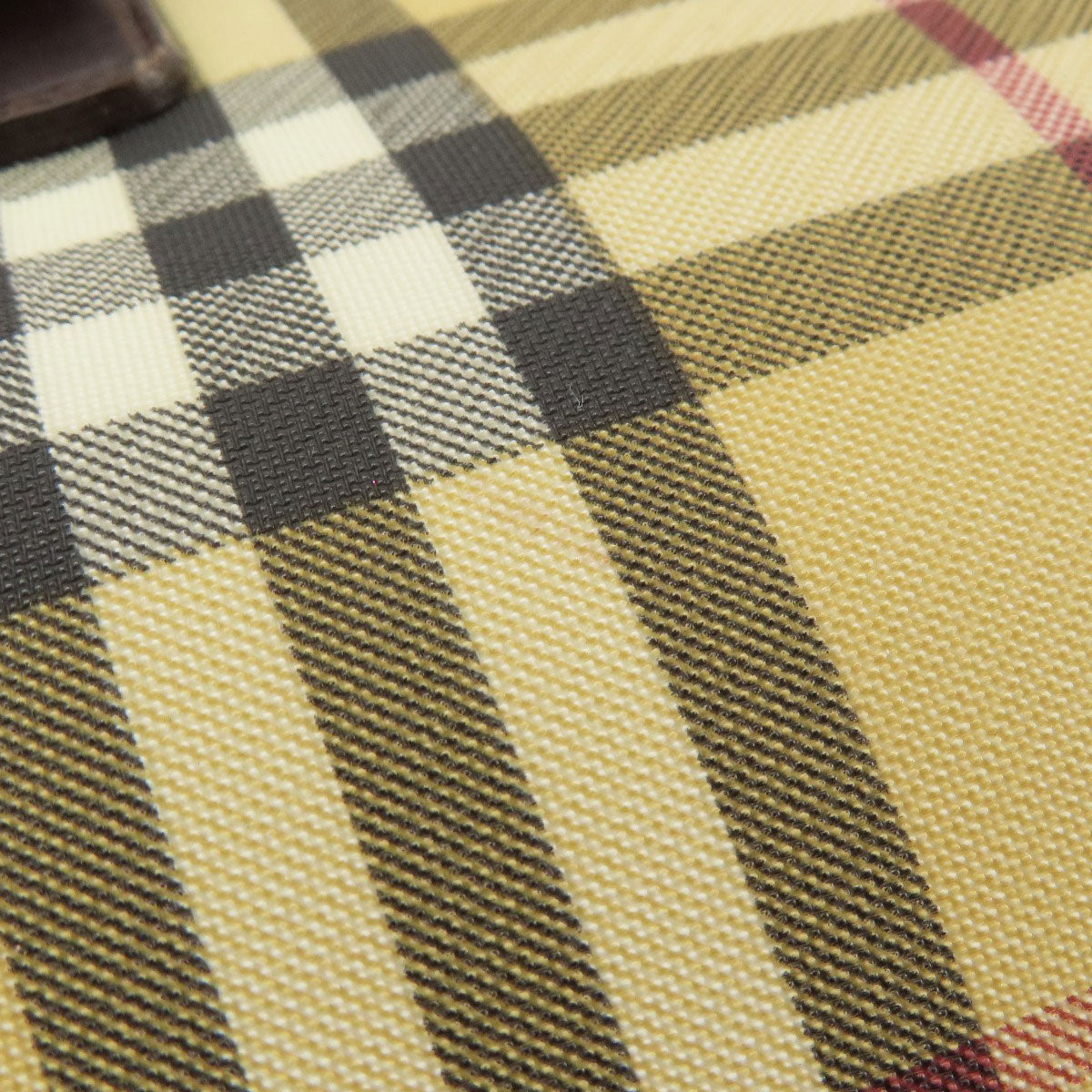 BURBERRY バーバリー ノバチェック ハンドバッグ キャンバス レディース 中古