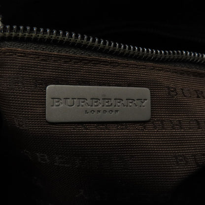 BURBERRY バーバリー ノバチェック ハンドバッグ キャンバス レディース 中古