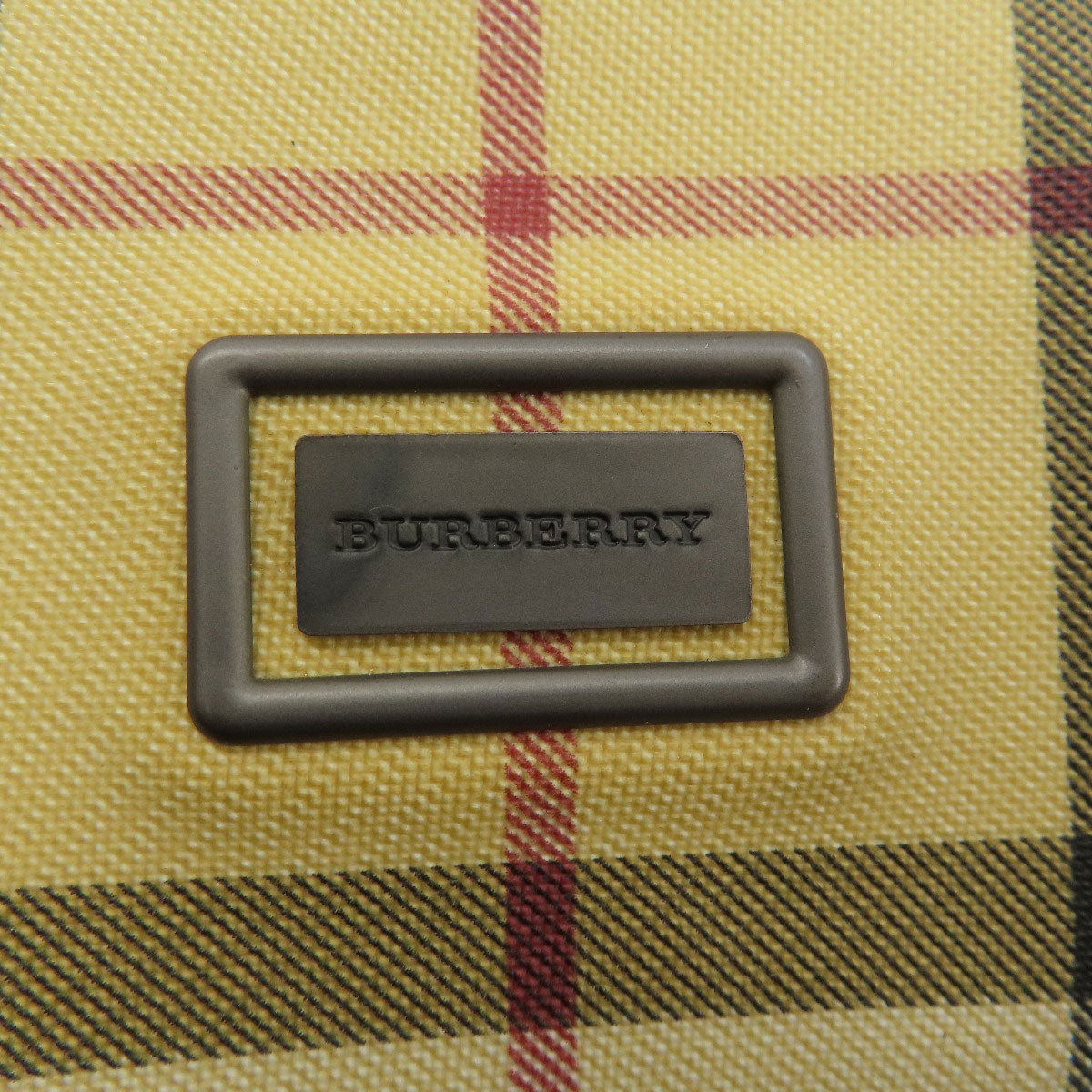 BURBERRY バーバリー ノバチェック ハンドバッグ キャンバス レディース 中古
