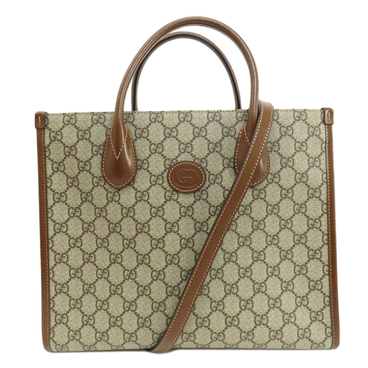 GUCCI グッチ 659983 GG 2WAY ハンドバッグ PVC レディース 中古