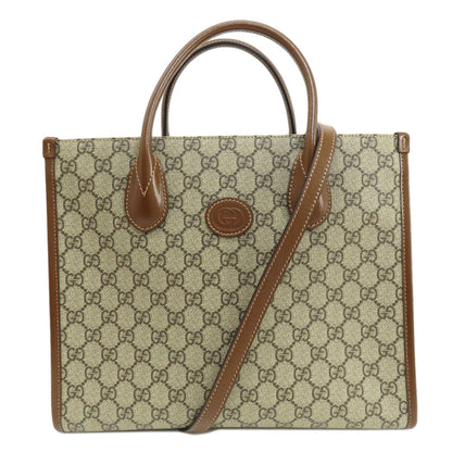 GUCCI グッチ 659983 GG 2WAY ハンドバッグ PVC レディース 中古