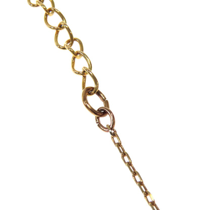 SWAROVSKI スワロフスキー Vモチーフ ラインストーン ネックレス 金属製 レディース 中古