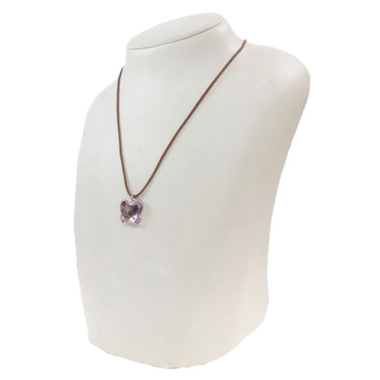 SWAROVSKI スワロフスキー バタフライモチーフ ネックレス クリスタル レディース 中古