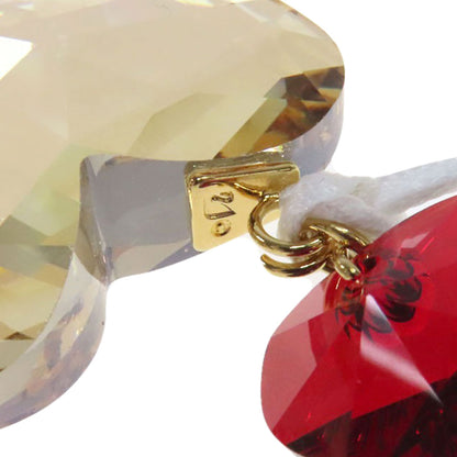 SWAROVSKI スワロフスキー ハート ネックレス クリスタル レディース 中古