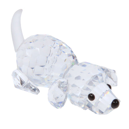 SWAROVSKI スワロフスキー ドッグモチーフ オブジェ クリスタル レディース 中古