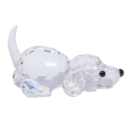 SWAROVSKI スワロフスキー ドッグモチーフ オブジェ クリスタル レディース 中古
