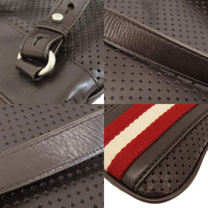 BALLY バリー バリーストライプ ショルダーバッグ レザー レディース 中古
