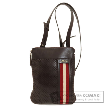 BALLY バリー バリーストライプ ショルダーバッグ レザー レディース 中古