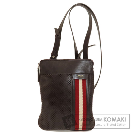 BALLY バリー バリーストライプ ショルダーバッグ レザー レディース 中古