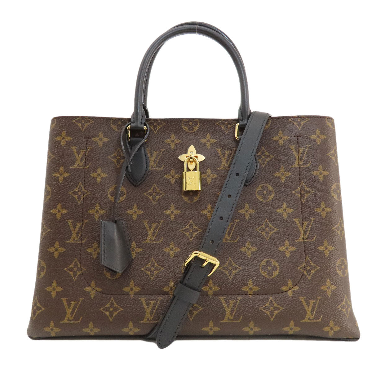 LOUIS VUITTON ルイヴィトン M43550 フラワートート モノグラム トートバッグ モノグラムキャンバス レディース 中古