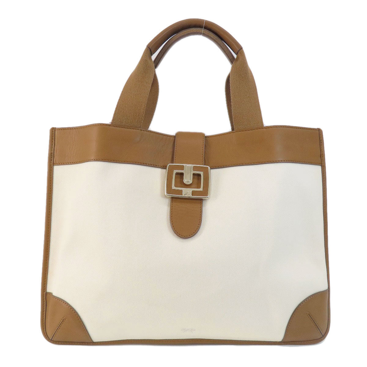 Anya Hindmarch アニヤ・ハインドマーチ ロゴ トートバッグ キャンバス レディース 中古