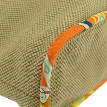 HERMES エルメス プティアッシュトート ハンドバッグ コットン レディース 中古