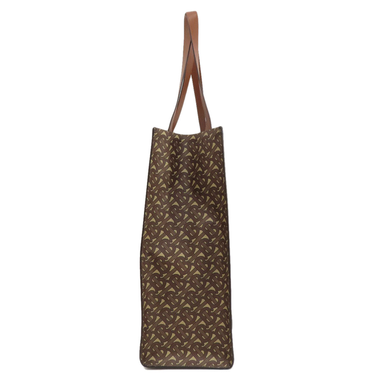 BURBERRY バーバリー Bロゴ トートバッグ PVC レディース 中古