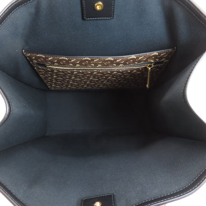 BURBERRY バーバリー Bロゴ トートバッグ PVC レディース 中古