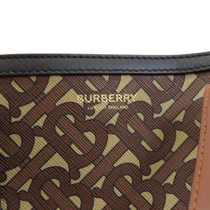 BURBERRY バーバリー Bロゴ トートバッグ PVC レディース 中古