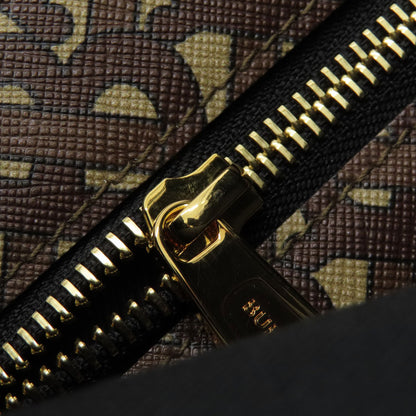 BURBERRY バーバリー Bロゴ トートバッグ PVC レディース 中古