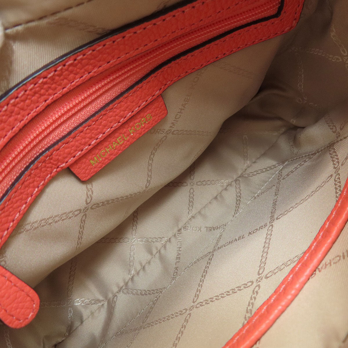 Michael Kors マイケルコース ロゴ ショルダーバッグ レザー レディース 中古