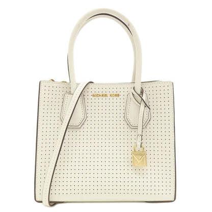 Michael Kors マイケルコース パンチング 2WAY ハンドバッグ レザー レディース 中古