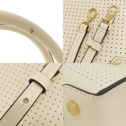 Michael Kors マイケルコース パンチング 2WAY ハンドバッグ レザー レディース 中古