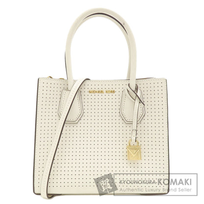 Michael Kors マイケルコース パンチング 2WAY ハンドバッグ レザー レディース 中古