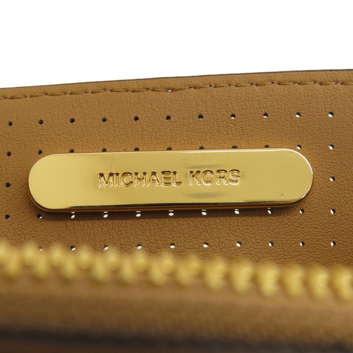 Michael Kors マイケルコース パンチング 2WAY ハンドバッグ レザー レディース 中古