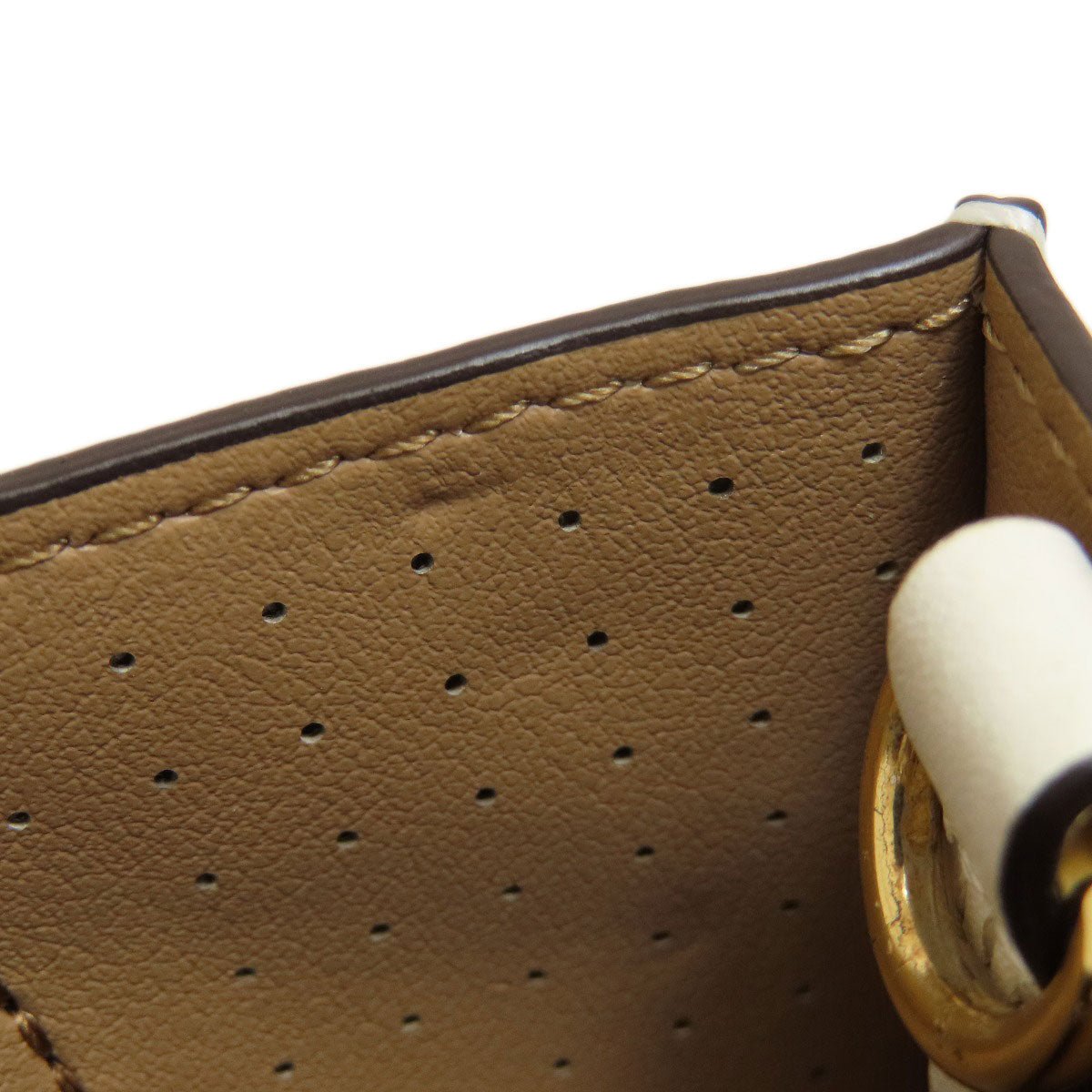 Michael Kors マイケルコース パンチング 2WAY ハンドバッグ レザー レディース 中古