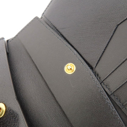 GIVENCHY ジバンシー ロゴ 二つ折り財布（小銭入れあり） レザー レディース 中古