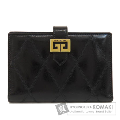 GIVENCHY ジバンシー ロゴ 二つ折り財布（小銭入れあり） レザー レディース 中古