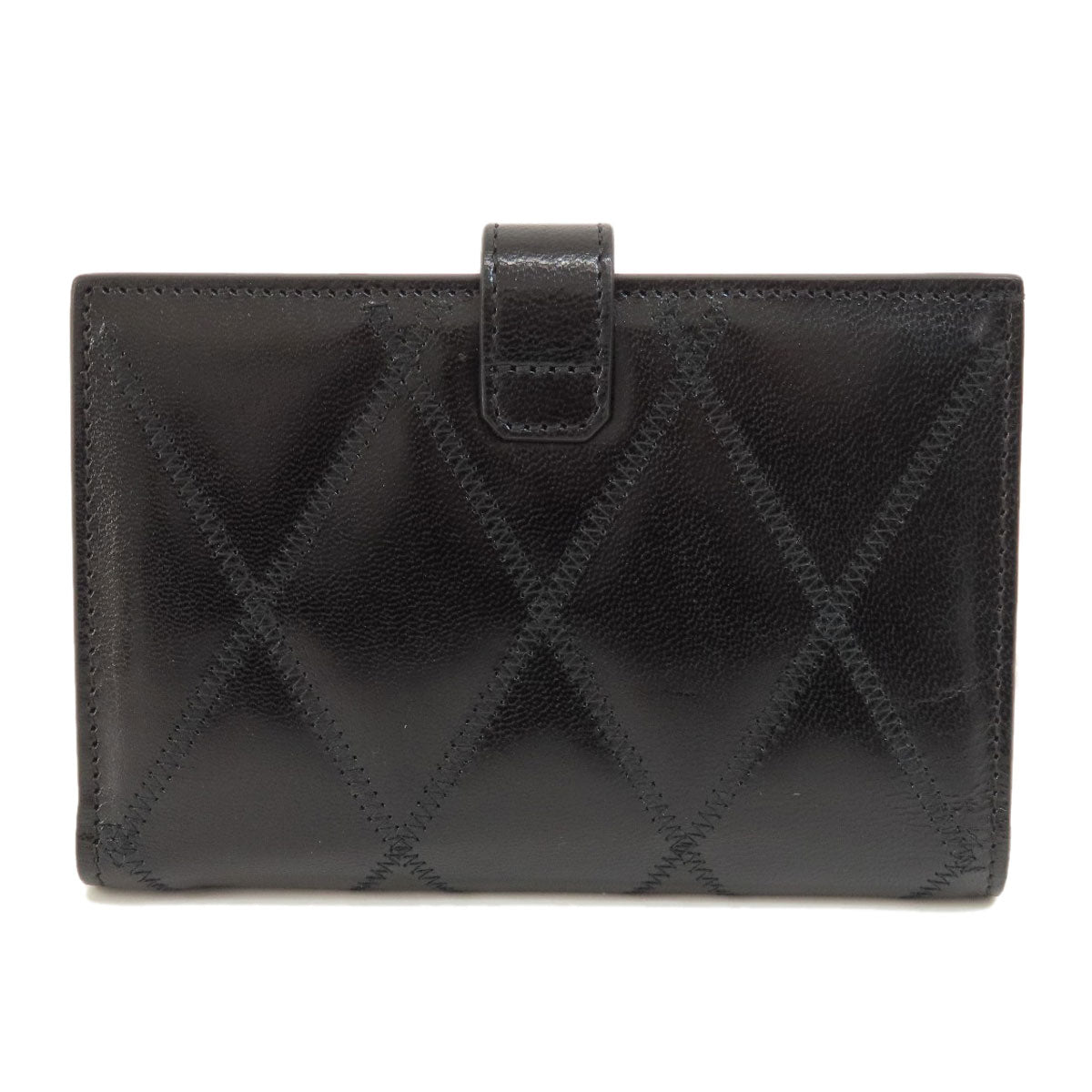 GIVENCHY ジバンシー ロゴ 二つ折り財布（小銭入れあり） レザー レディース 中古