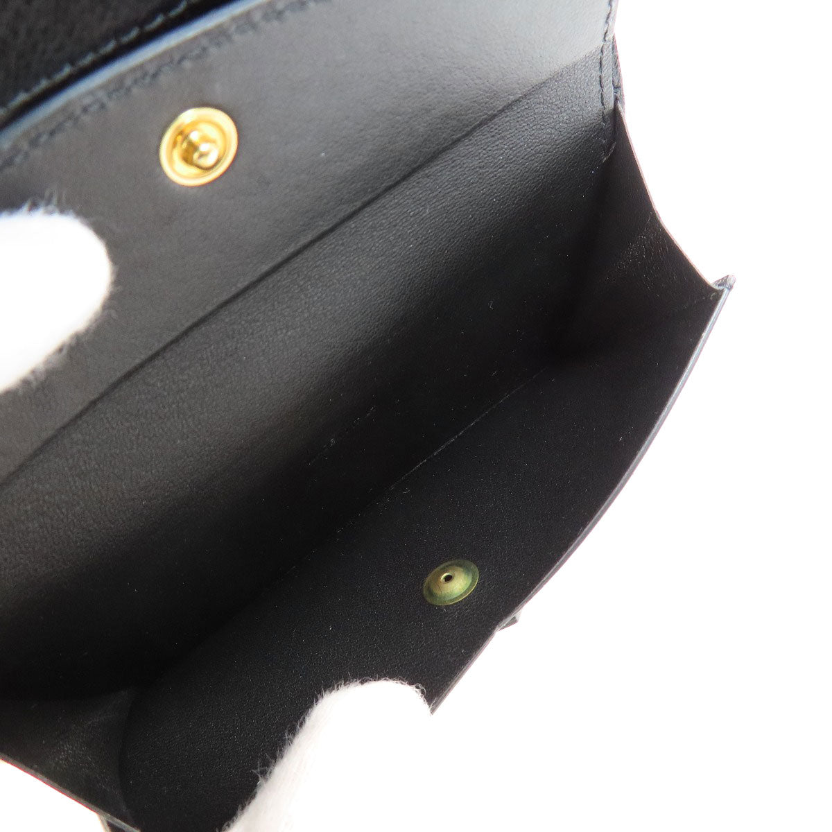GIVENCHY ジバンシー ロゴ 二つ折り財布（小銭入れあり） レザー レディース 中古