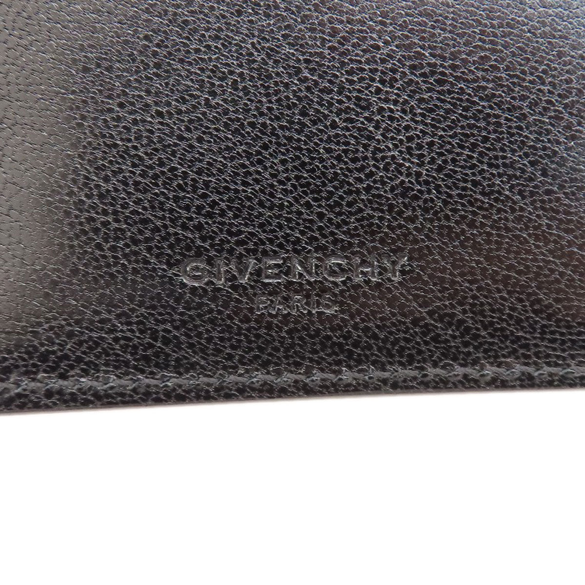 GIVENCHY ジバンシー ロゴ 二つ折り財布（小銭入れあり） レザー レディース 中古