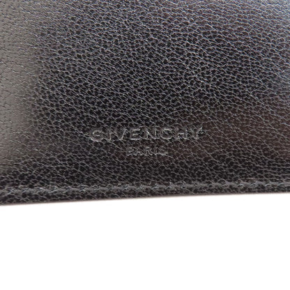 GIVENCHY ジバンシー ロゴ 二つ折り財布（小銭入れあり） レザー レディース 中古