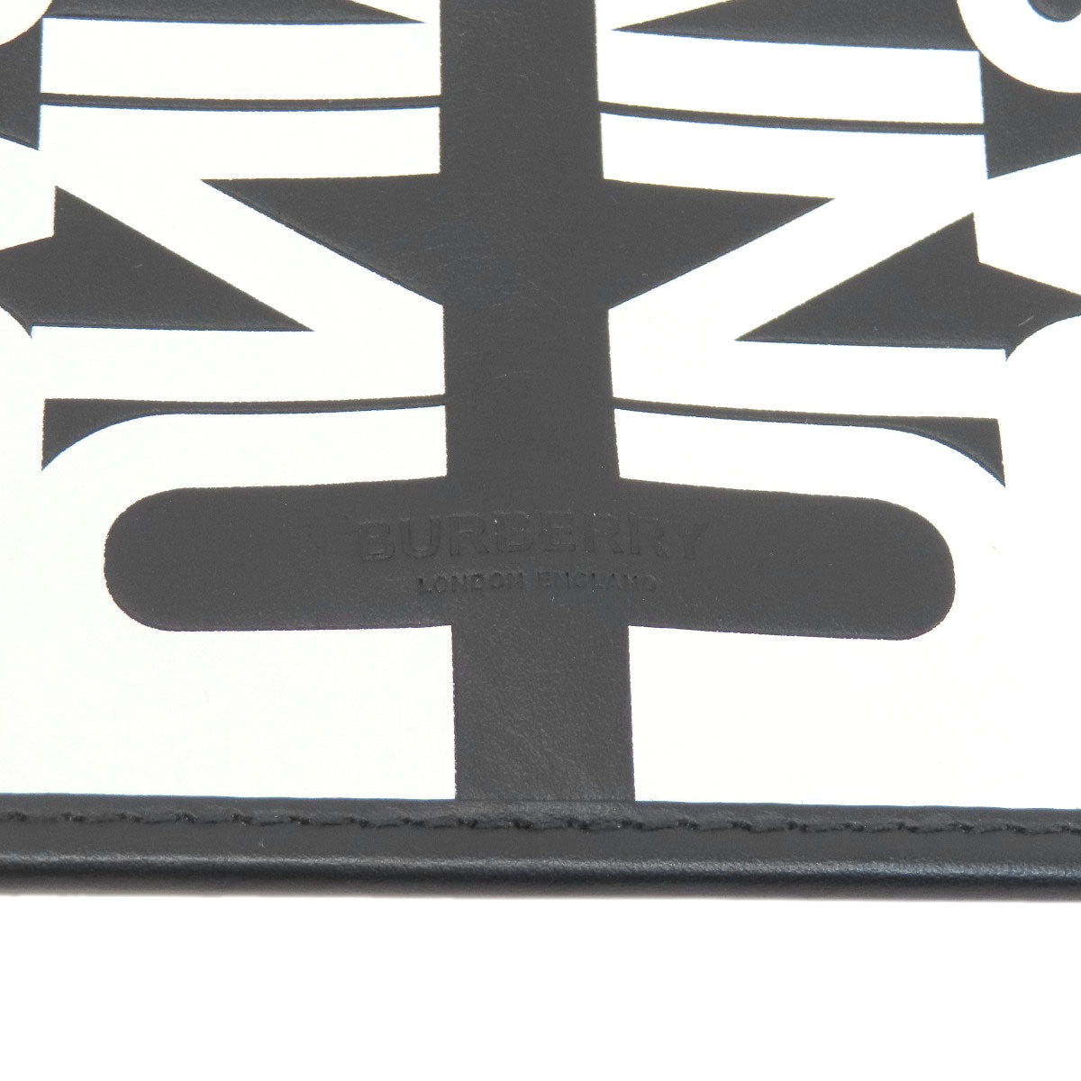 BURBERRY バーバリー ロゴ ショルダーバッグ レザー レディース 中古